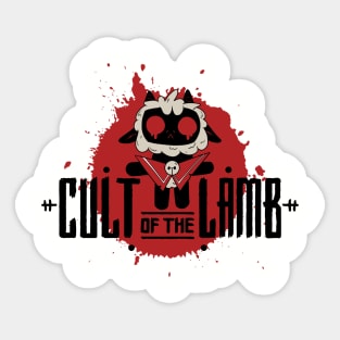 Cult of the Lamb Fan Logo Sticker